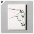 アートパネル-Head of a horse - ジャン ベルナール Canvas.