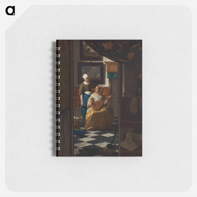 アートメモ帳-The Love Letter - ヨハネス フェルメール Memo.