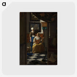 1-32_Johannes-Vermeer_postcard