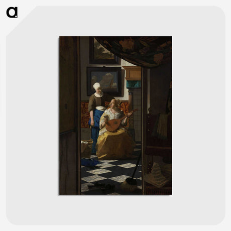 1-32_Johannes-Vermeer_postcard