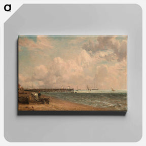 アートパネル-Yarmouth Jetty
 - ジョン コンスタブル Canvas.