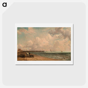 アートポストカード-Yarmouth Jetty
 - ジョン コンスタブル Postcard.