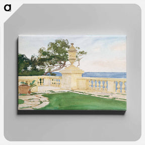 アートパネル-Terrace, Vizcaya - ジョン シンガー サージェント Canvas.