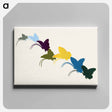 アートパネル-Japanese butterfly - 神坂 雪佳 Canvas.