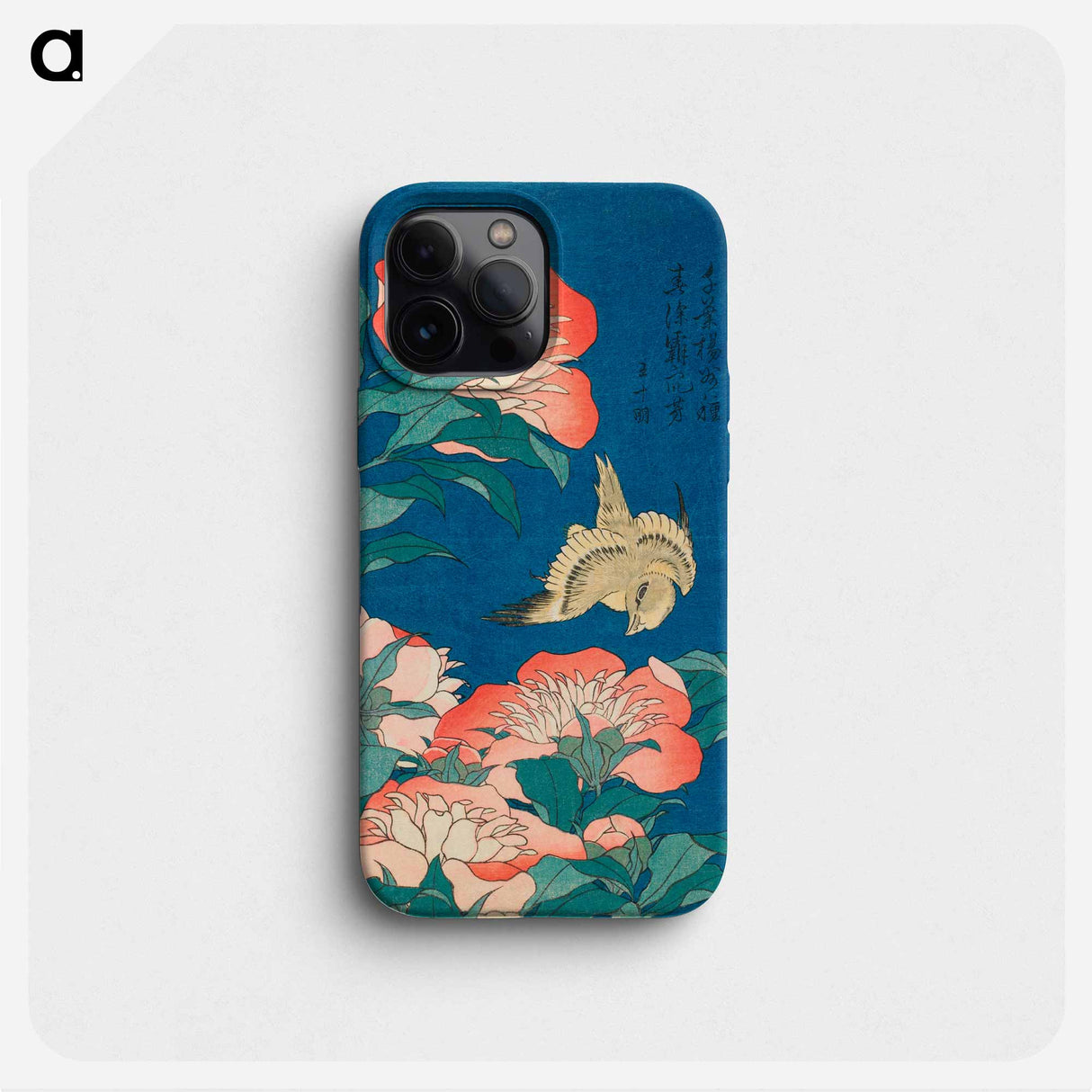 Peonies and Canary - 葛飾 北斎 Phone Case.