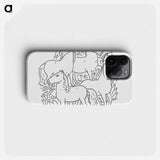 Four horses - レオ ゲステル Phone Case.
