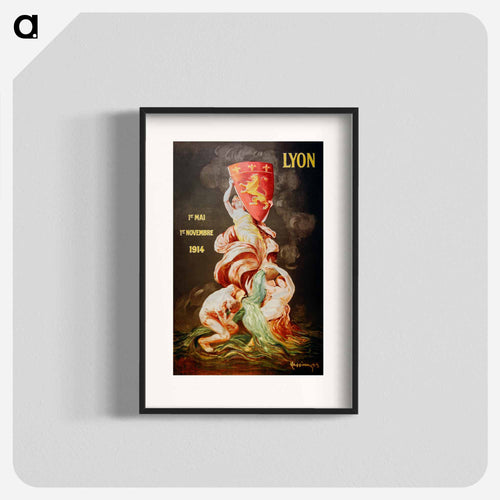 Lyon international exhibition print by Leonetto Cappiello - Leonetto Cappiello Poster.