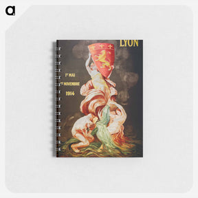 アートメモ帳-Lyon international exhibition print by Leonetto Cappiello - レオネット カピエッロ Memo.