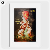 Lyon international exhibition print by Leonetto Cappiello - レオネット カピエッロ Poster.