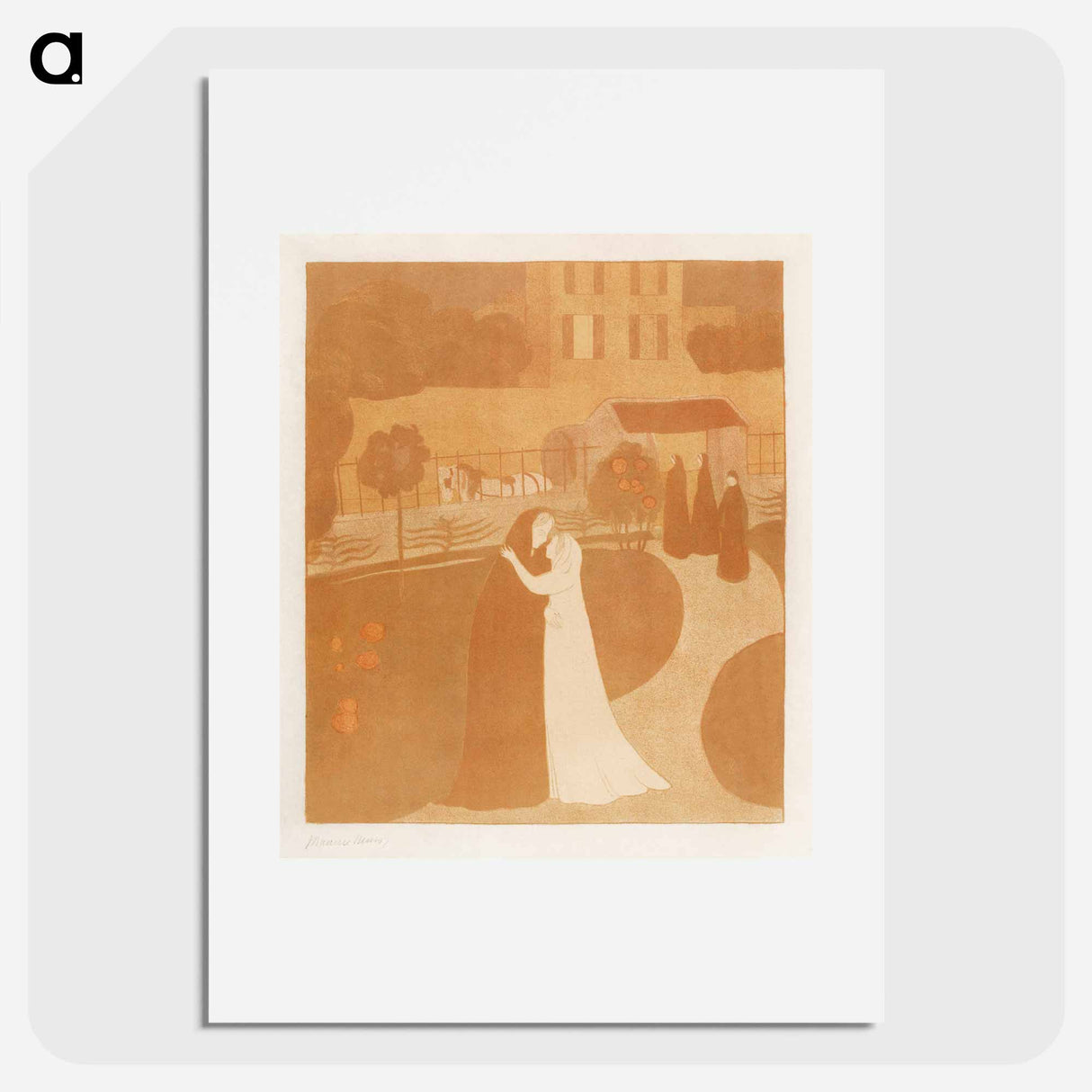 The Visitation at the Villa Montrouge - Maurice Denis Poster.