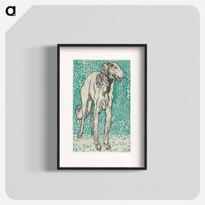 アートポスター-Greyhound - モリツ ユング Poster.