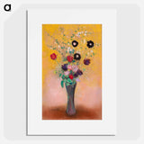 Vase of Flowers - Odilon Redon Poster.