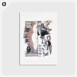アートポストカード-Design for Urne Buriall–Water Hath Proved the Smartest Grave - ポール ナッシュ Postcard.