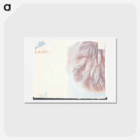 アートポストカード-Tree top
 - ピーター ハンセン Postcard.