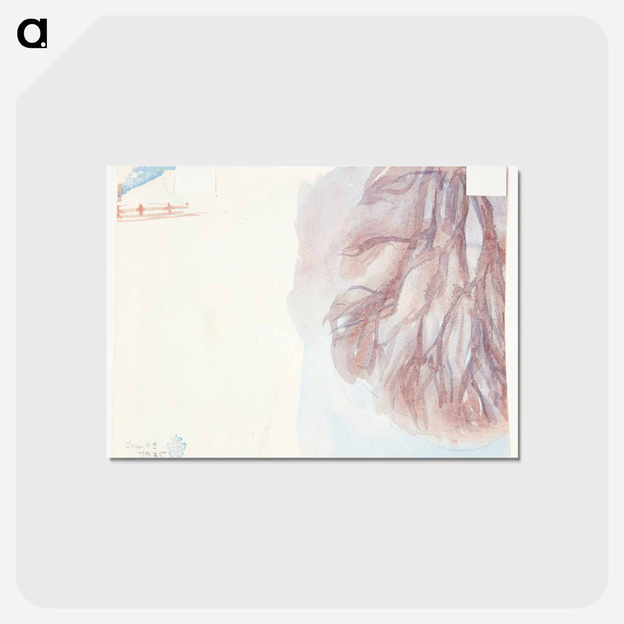 アートポストカード-Tree top
 - ピーター ハンセン Postcard.