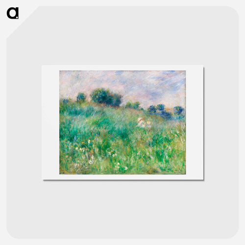 Meadow - ピエール オーギュスト ルノワール Postcard.