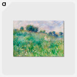 アートポストカード-Meadow - ピエール オーギュスト ルノワール Postcard.