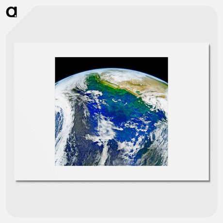 アートポスター-Earth from Space
 - 地球 Poster.