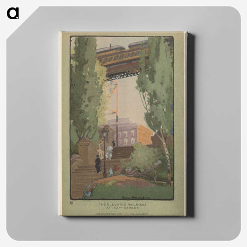 The Elevated Railroad at 110th Street
 - レイチェル ロビンソン エルマー Canvas.