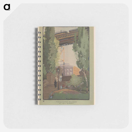 アートメモ帳-The Elevated Railroad at 110th Street
 - レイチェル ロビンソン エルマー Memo.