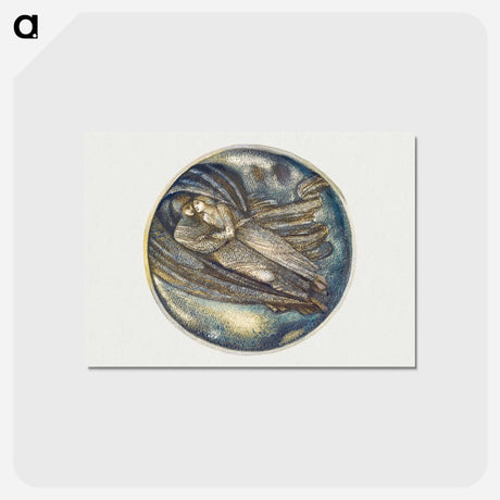 アートポストカード-With the Wind from The Flower Book
 - フラワーブック Postcard.