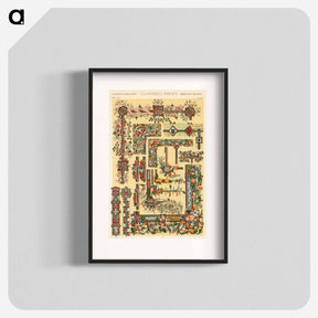アートポスター-Nineteenth-Century Ornament
 - 装飾の文法 Poster.