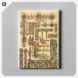 アートパネル-Nineteenth-Century Ornament
 - 装飾の文法 Canvas.