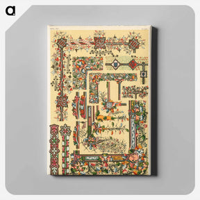 アートパネル-Nineteenth-Century Ornament
 - 装飾の文法 Canvas.