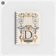 アートメモ帳-Guide for Constructing the Letter D from Mira Calligraphiae Monumenta
 - 書道のお手本 Memo.