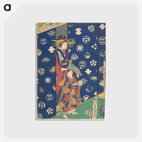アートポストカード-Utagawa Kunisada Print
 - 歌川 国貞 Postcard.