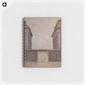 アートメモ帳-The Buildings of the Asiatic Company, seen from St. - ヴィルヘルム ハンマースホイ Memo.