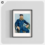 Portrait of the Postman Joseph Roulin - Vincent van Gogh Poster.