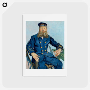 アートポストカード-Portrait of the Postman Joseph Roulin - フィンセント ファン ゴッホ Postcard.