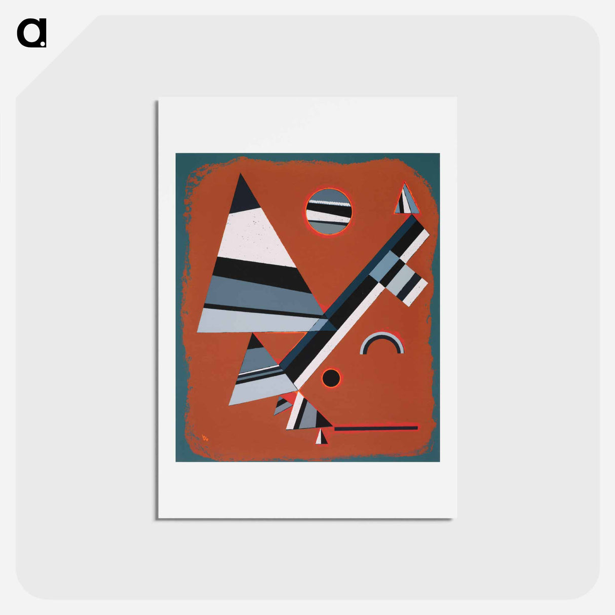 Gris - ワシリー カンディンスキー Postcard.