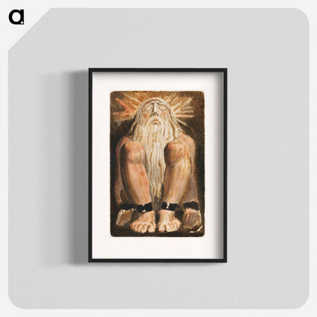 アートポスター-The First Book of Urizen, Plate 3 - ウィリアム ブレイク Poster.