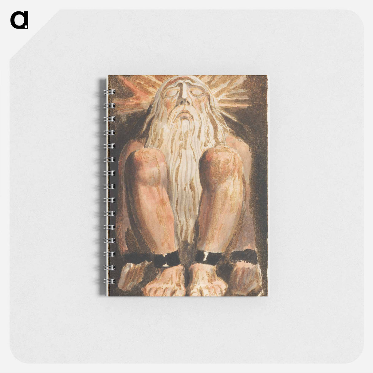 アートメモ帳-The First Book of Urizen, Plate 3 - ウィリアム ブレイク Memo.