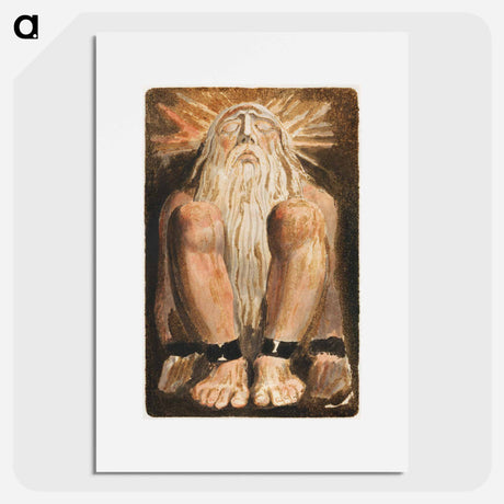 アートポスター-The First Book of Urizen, Plate 3 - ウィリアム ブレイク Poster.