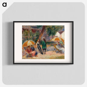 アートポスター-Beach with Figures, Bellport - ウィリアム ジェームス グラッケンズ Poster.