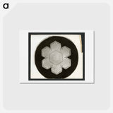 アートポストカード-Wilson Bentley Photomicrograph of Stellar Snowflake No. 826 - ウィルソン ベントレー Postcard.