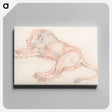 アートパネル-Study of a Lion, Resting
 - イェール大学アートギャラリー Canvas.
