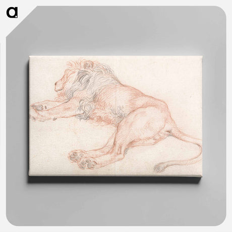 アートパネル-Study of a Lion, Resting
 - イェール大学アートギャラリー Canvas.