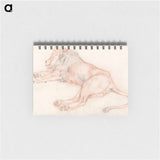アートメモ帳-Study of a Lion, Resting
 - イェール大学アートギャラリー Memo.