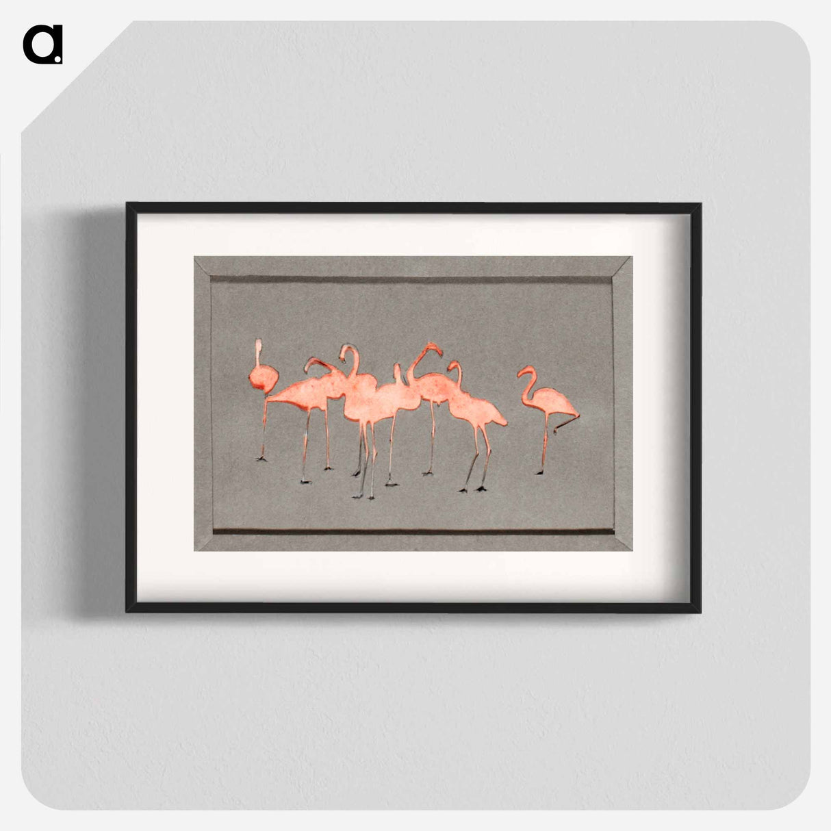 Flamingoes - アボット ハンダーソン セイヤー Poster.