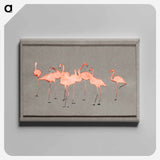 Flamingoes - アボット ハンダーソン セイヤー Canvas.