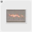 アートポストカード-Flamingoes - アボット ハンダーソン セイヤー Postcard.