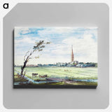 The village of 's-Gravenzande - アールト シューマン Canvas.