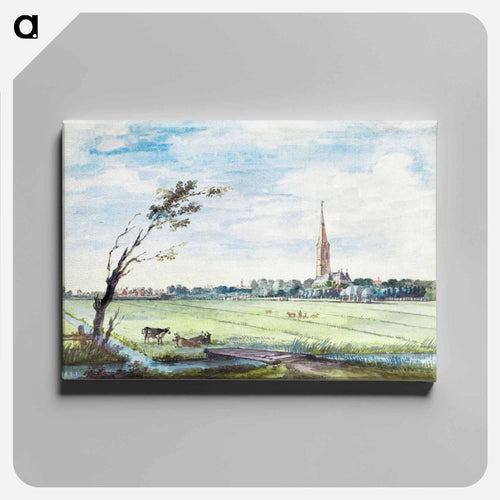 The village of 's-Gravenzande - アールト シューマン Canvas.