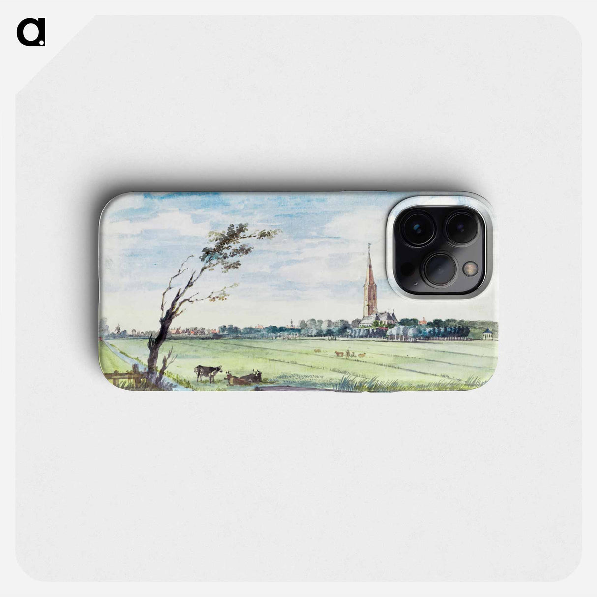 The village of 's-Gravenzande - アールト シューマン Phone Case.