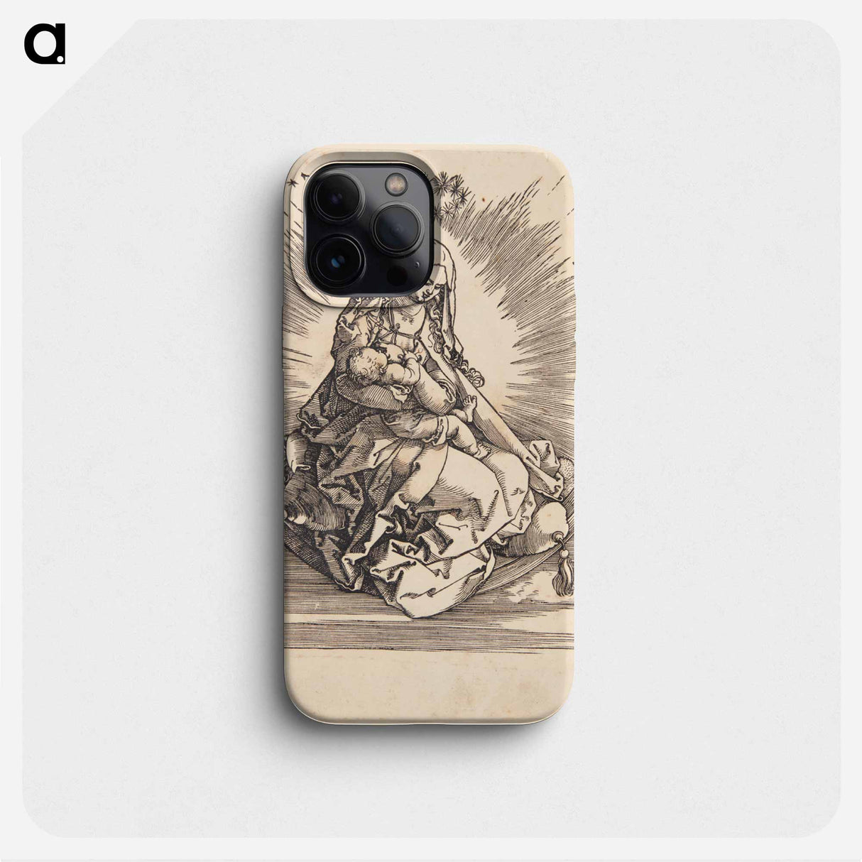 Virgin Mary on a crescent moon - アルブレヒト デューラー Phone Case.