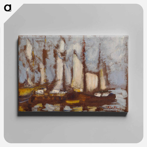 Sailing vessels - アルフレッド ウィリアム フィンチ Canvas.